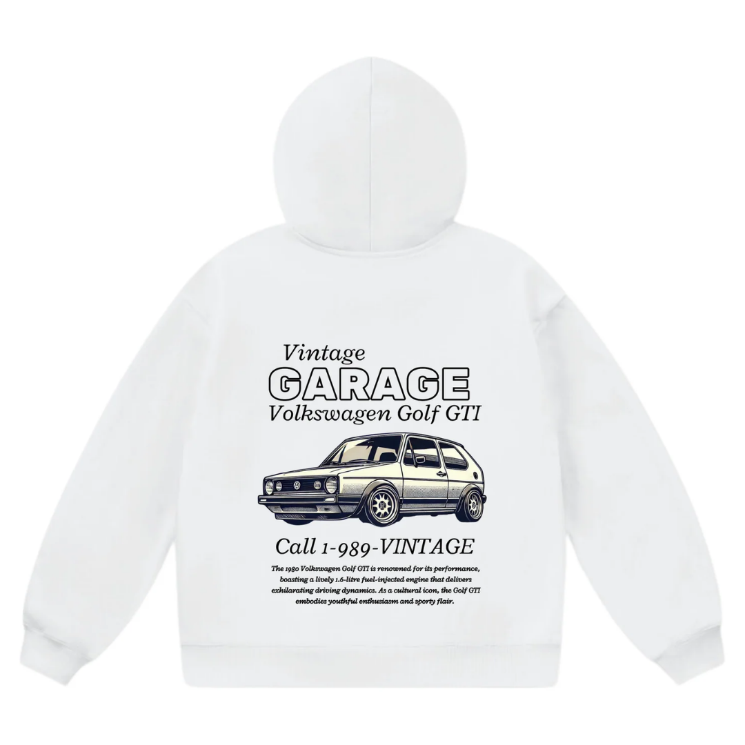 Vintage Garage GTI Graphic Hoodie