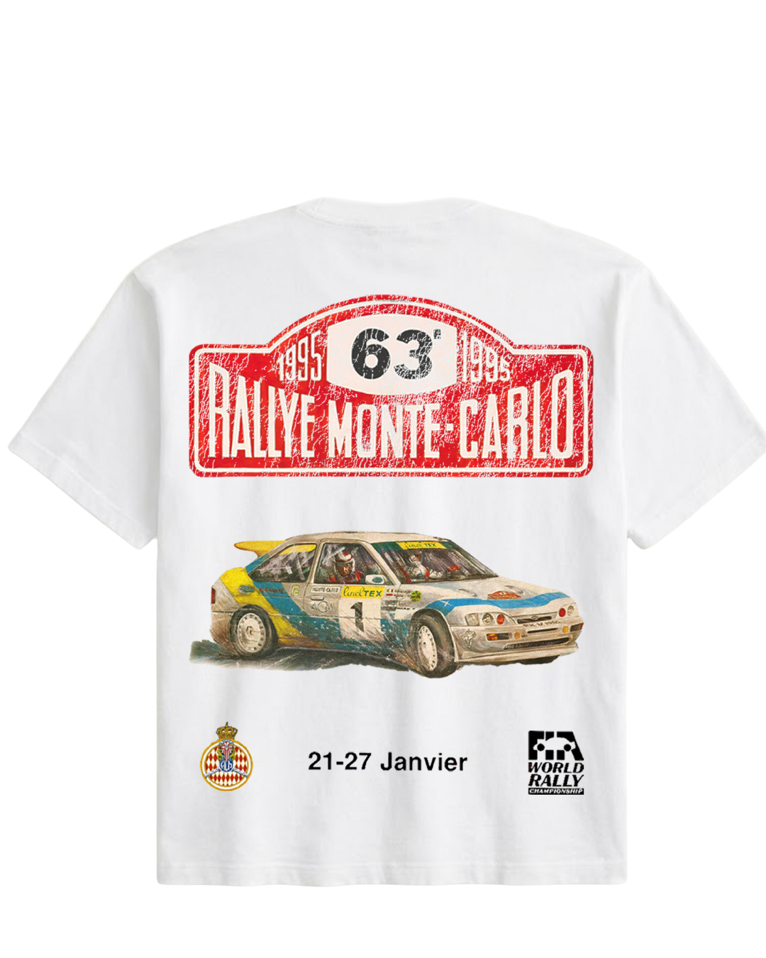 Retro '95 Rallye Monte Carlo Graphic Tee