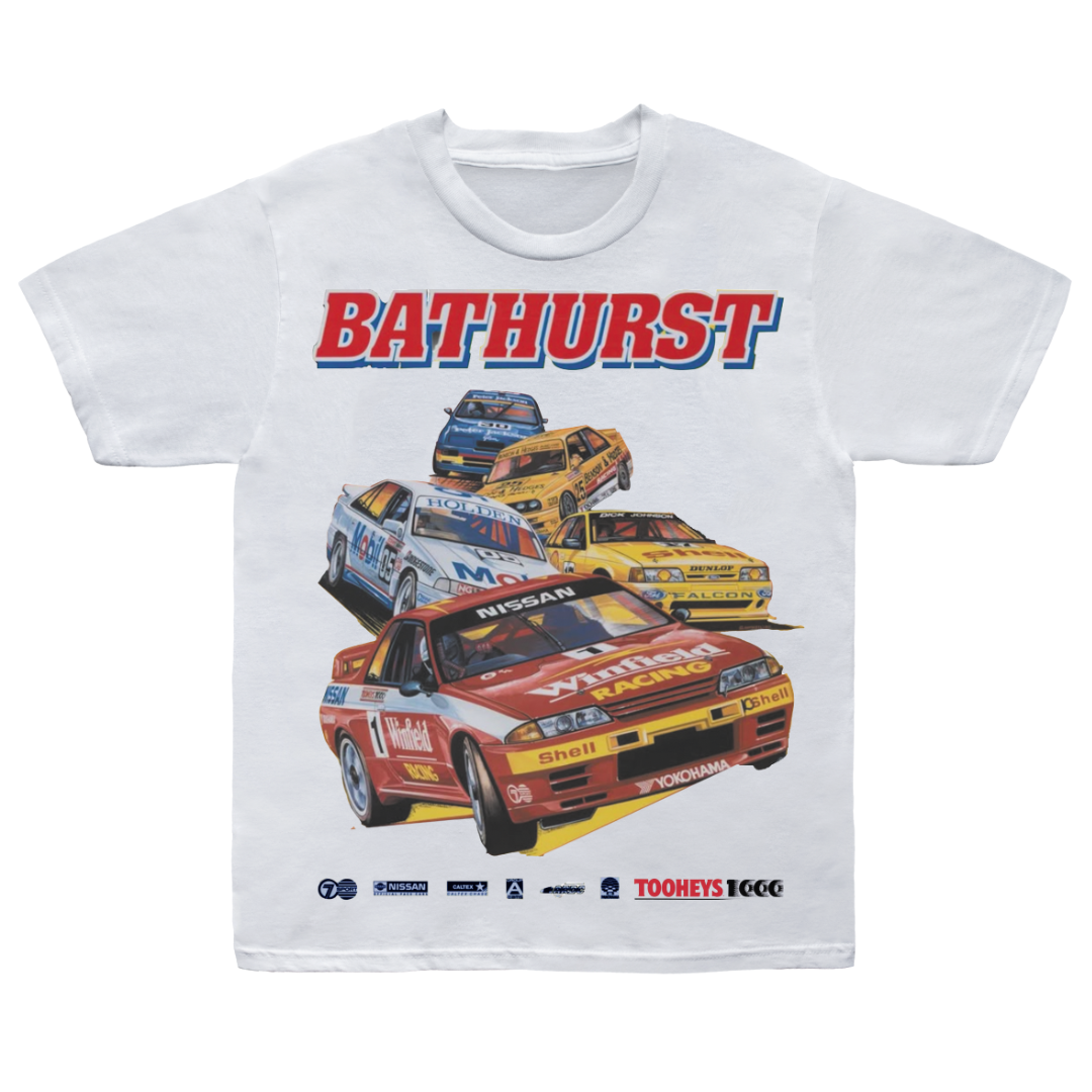 Vintage Bathurst Graphic Tee - White