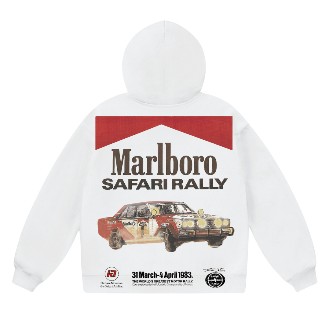 1983 Retro Safari Rally Graphic Hoodie