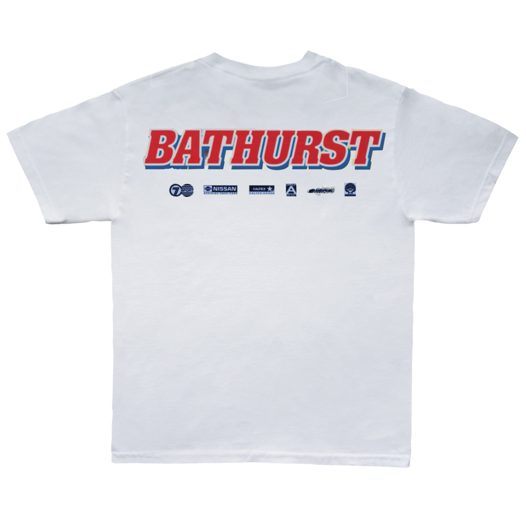 Vintage Bathurst Graphic Tee - White