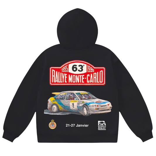 Retro '95 Rallye Monte Carlo Graphic Hoodie