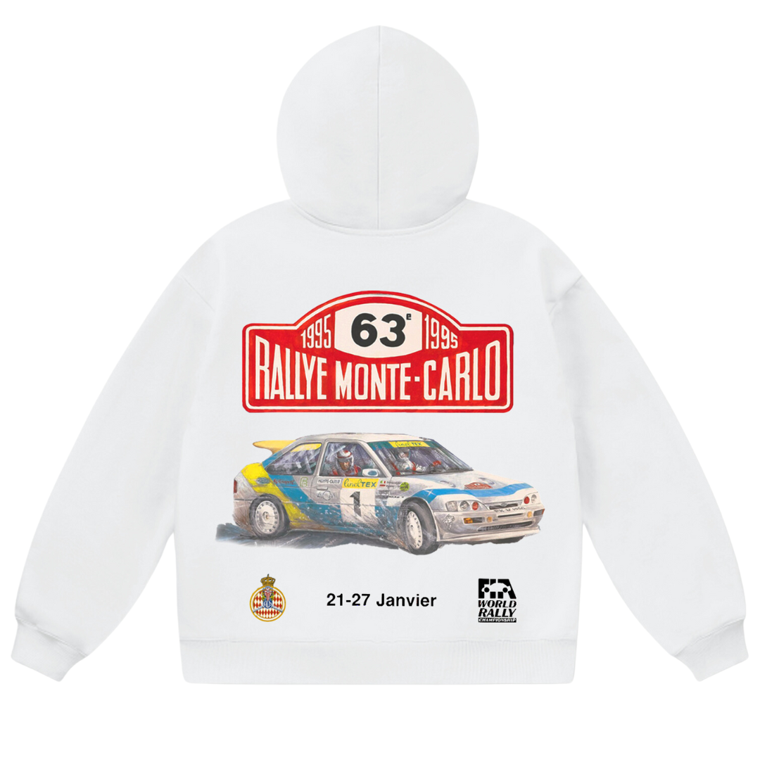 Retro '95 Rallye Monte Carlo Graphic Hoodie