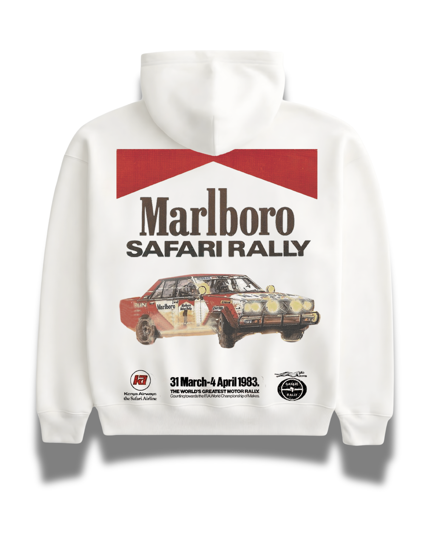 1983 Retro Safari Rally Graphic Hoodie