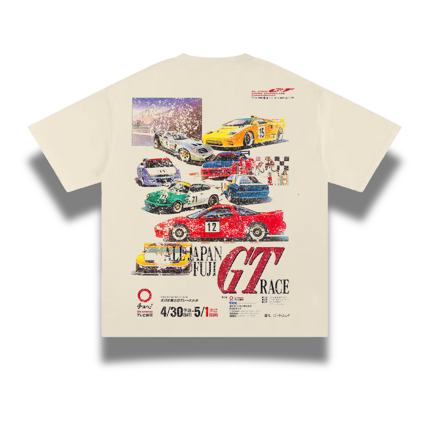 Japan GT Vintage-Style Graphic Tee