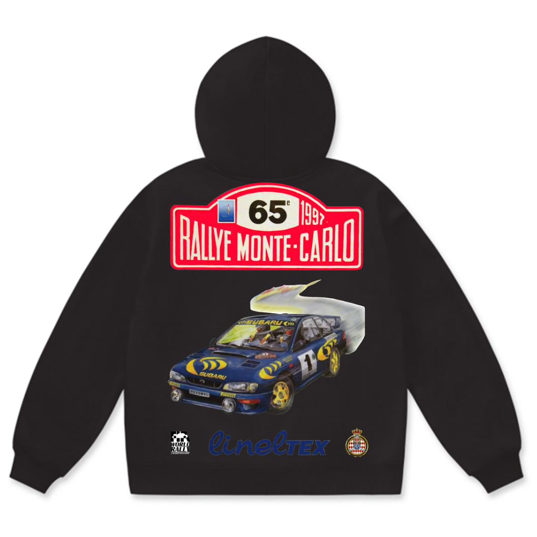 Rallye Monte Carlo Impreza WRC Retro Graphic Hoodie