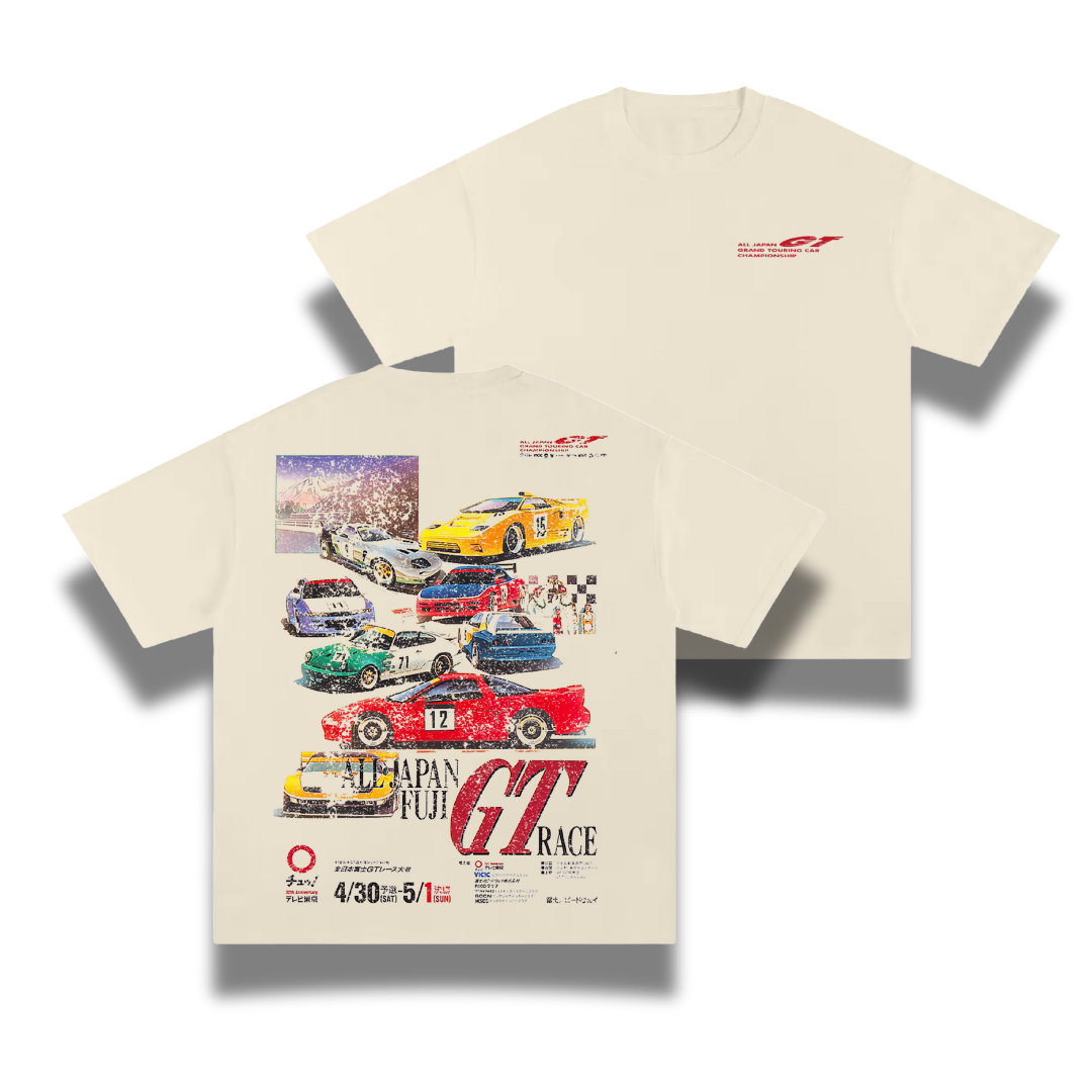 Japan GT Vintage-Style Graphic Tee