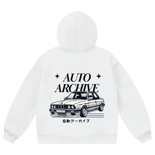 E30 'Auto Archive' Graphic Hoodie