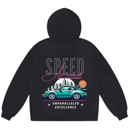 'Speed Air-Cooled' 911 Graphic Hoodie